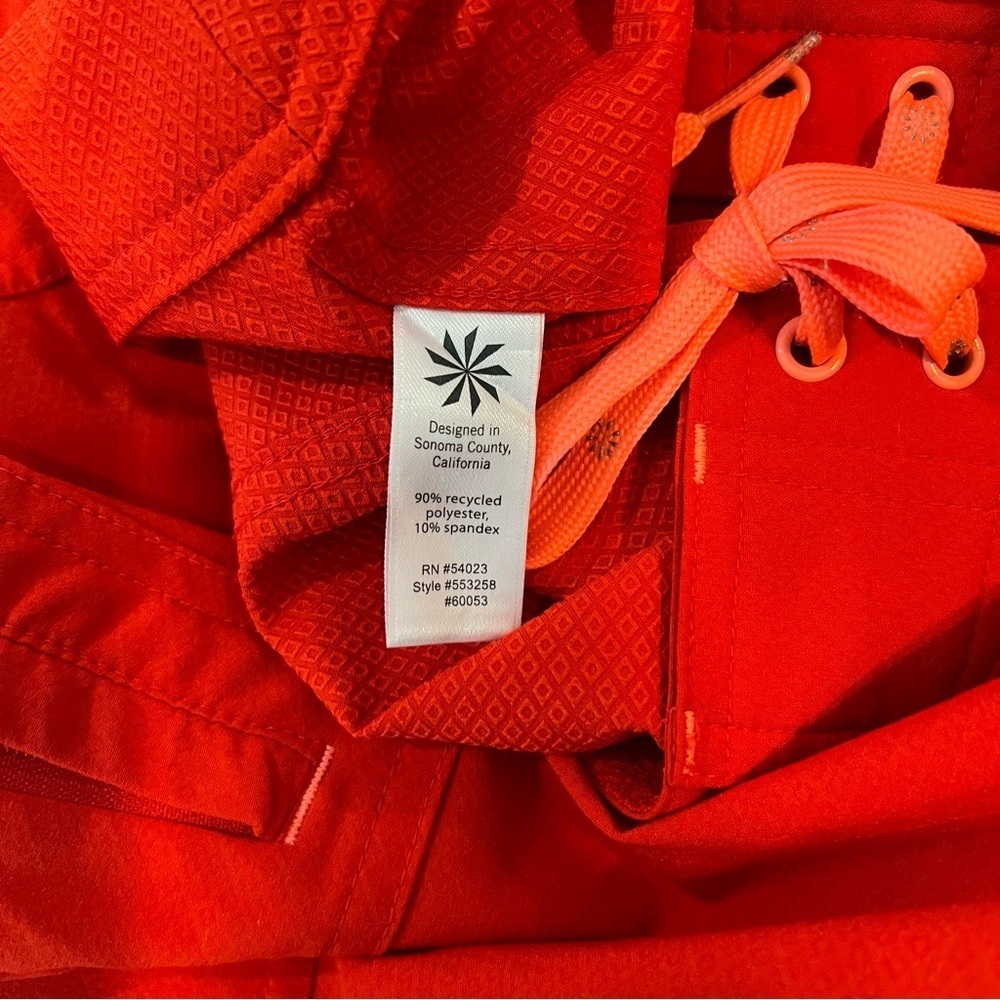 Athleta Women's‎ Red Shorts Size 12 - Picture 6 of 7